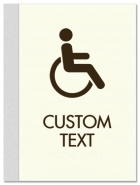 2-Line Custom Symbol Sign