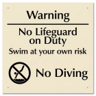 No Diving Allowed - California Code