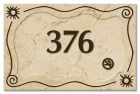 Room Number Sign - No Smoking
