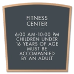 9-Line Room Sign
