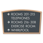 5-Line Directional Sign