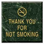 Thank You For Not Smoking w/Symbol