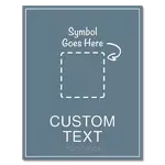 2-Line Symbol Sign