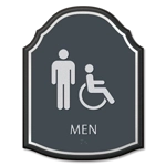 Men w/Male & Handicap Symbols