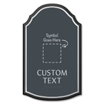 2-Line Custom Symbol Sign