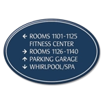 5-Line Custom Oval Directional