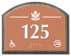 Room Number - No Smoking/Handicap Accessible