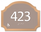 Room Number Sign - Handicap Accessible