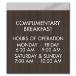 8-Line General Information Sign