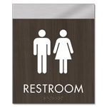 Unisex Restroom Sign w/Symbols