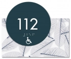 Room Number Sign - Handicap Accessible