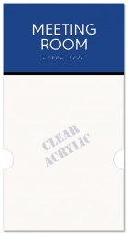 2-Line Meeting Room Sign w/Window