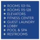 8-Line Directional Sign