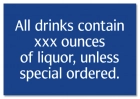 Alcohol Warning Sign - Alabama Compliant