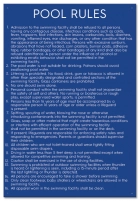 Illinois Pool Rules Sign