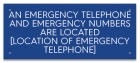 Kentucky Emergency Phone Location Sign