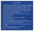 Kentucky Spa Rules Caution Sign