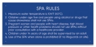 MAHC Spa Rules Sign