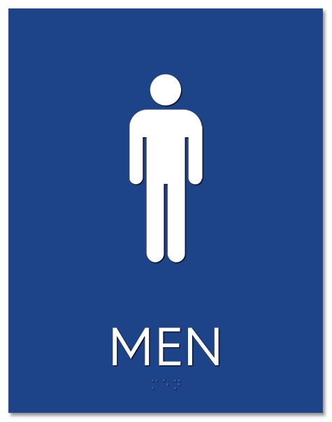 Men Sign w/ Male Symbol
