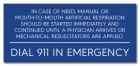 Nevada Dial 911 In Emergency Sign