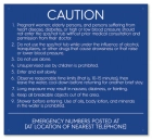 North Carolina Spa Rules Sign