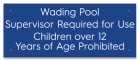 Oklahoma Wading Pool Rules Sign