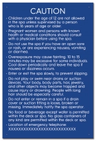 Ontario Canada Spa Rules Sign