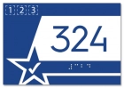 Room Number Sign w/Symbols