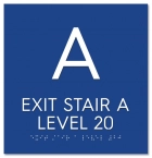 Stairway Exit Sign - NYC Compliant