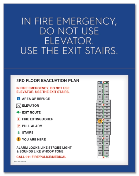 Standard Elevator Evacuation Plans - NYC Compliant