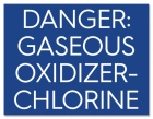 Virginia Danger Gaseous Chlorine Sign