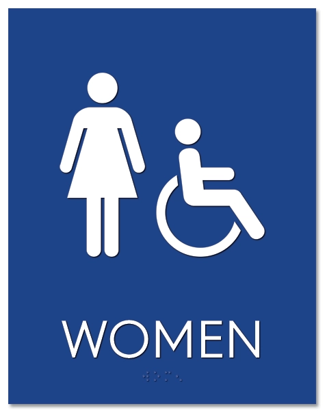 Women Sign w/Female & ISA Symbols