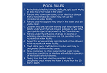 Pool Signs