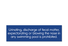 Pool/Spa Rule Signs