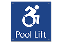 Pool Lift Signs