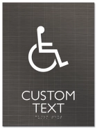 2-Line Custom Symbol Sign