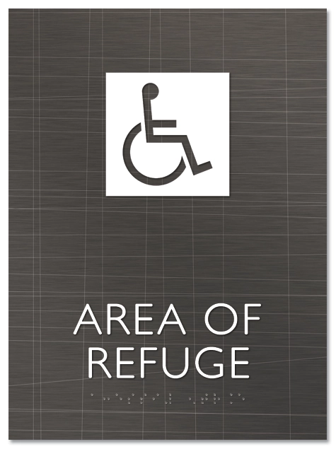 Area of Refuge Sign - ISA Symbol