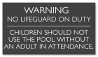 Arkansas No Lifeguard Sign