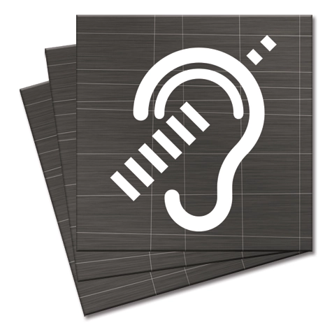 Audio Accessible Symbol Only - 3 Pack