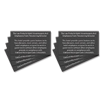 CA Housekeeper Protection Notice - Self Adhesive - 8 Pk