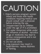 California Spa Rules Sign