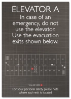 Elevator Evacuation Plan (Evacuation Exits)