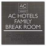 Family Break Room Sign