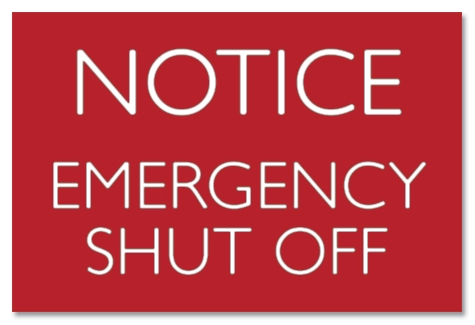 Fire Pit Notice Sign