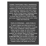 Florida Bilingual Human Trafficking Sign