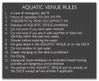 MAHC Aquatic Venue Rules Sign