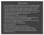 Maine Spa Rules Sign