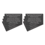 Miami Beach, FL: Housekeeper Protection Notice - Self Adhesive - 8 Pk