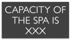 Montana Spa Capacity Sign