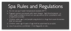 Montgomery County, Alabama Spa Rules Sign